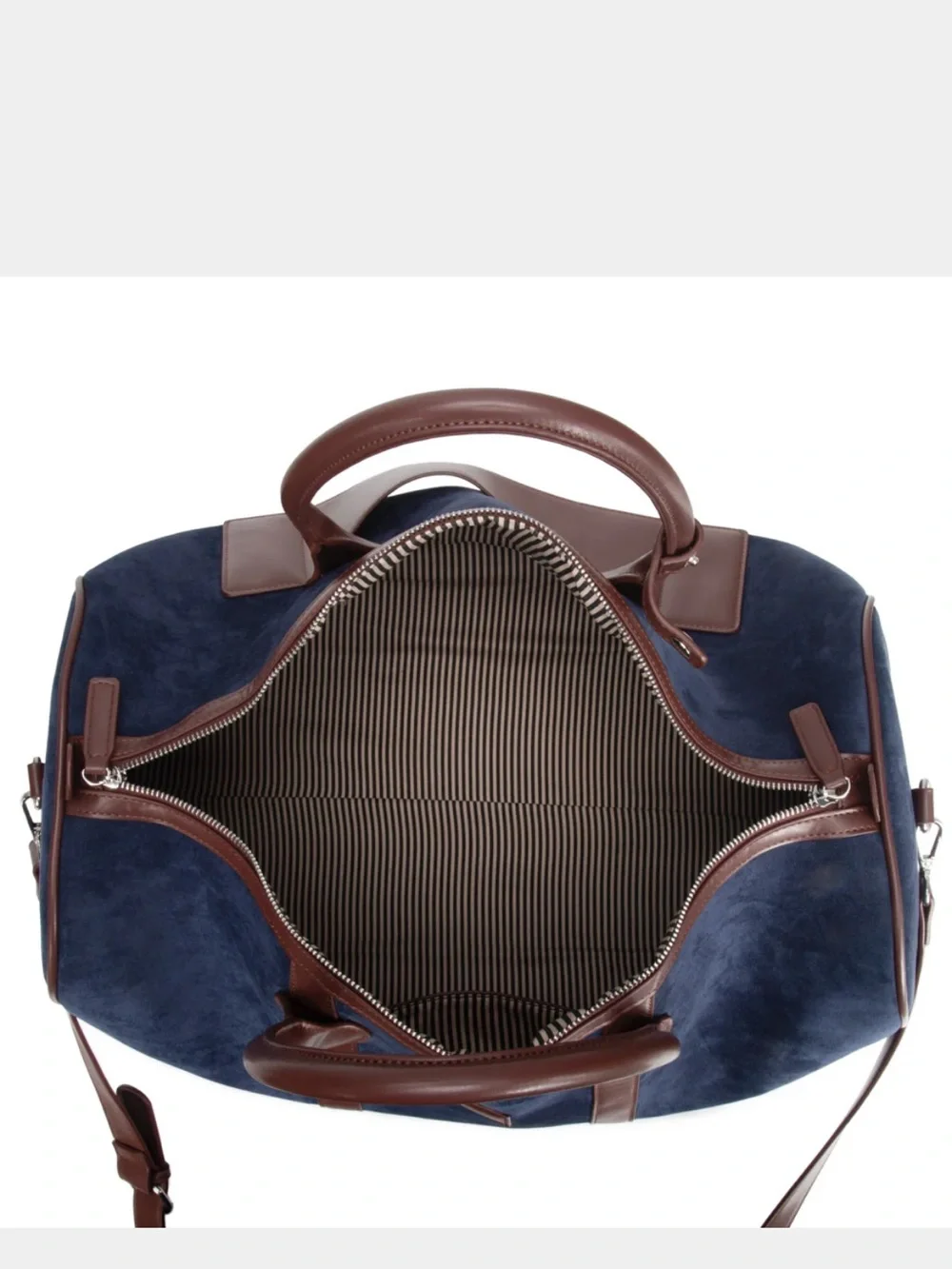 BROUK & CO. LAUREN DUFFLE TRAVEL BAG .NAVY 21 x 9.5 x 14 NEW IN BAG